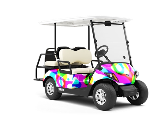 What Shes Having Retro Wrapped Golf Cart