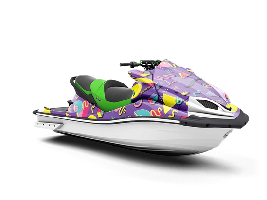 Ghost Town Retro Jet Ski Vinyl Customized Wrap