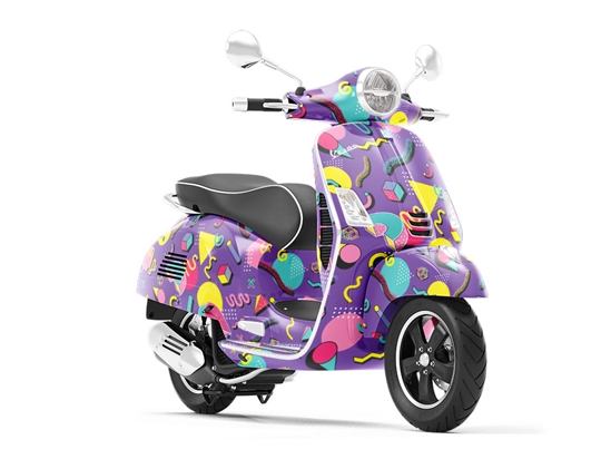 Ghost Town Retro Vespa Scooter Wrap Film