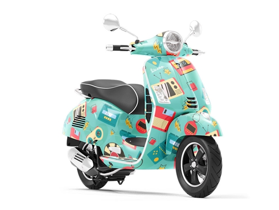 Tamo-Gotcha  Retro Vespa Scooter Wrap Film