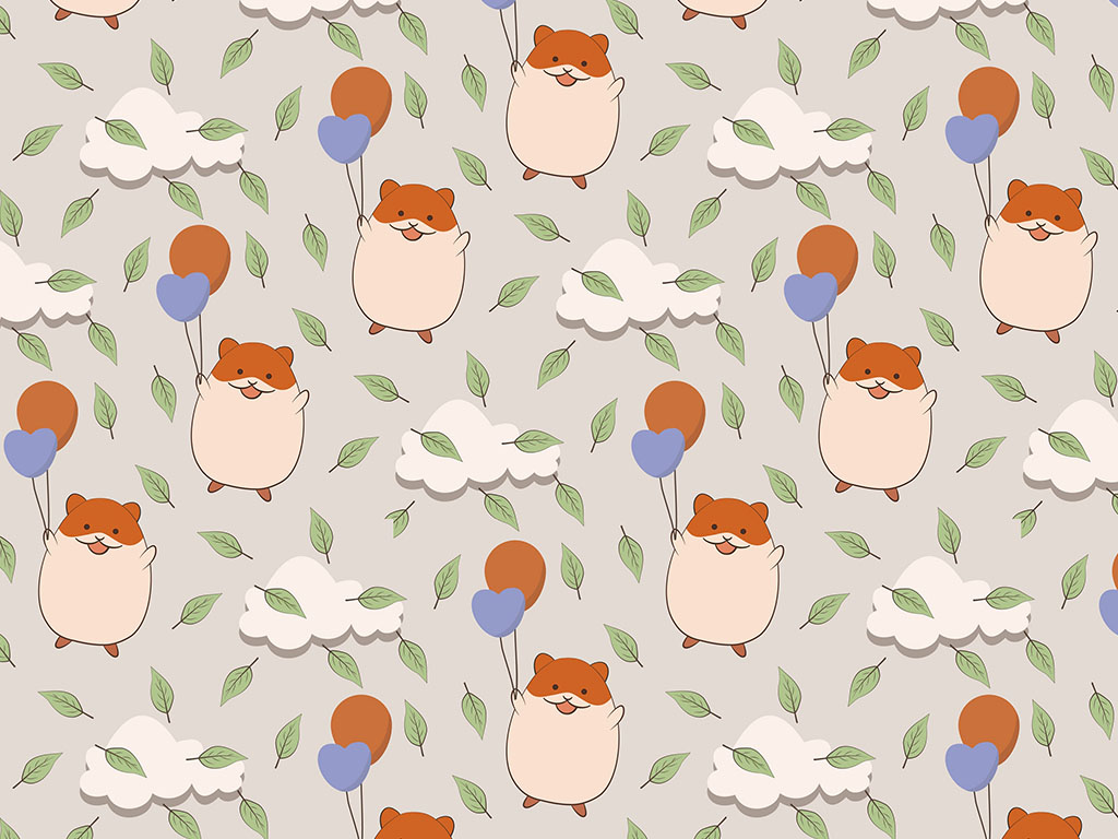 Floating Love Rodent Vinyl Wrap Pattern