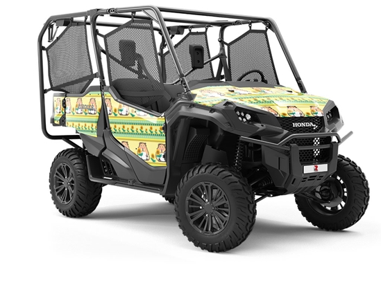 Sunflower Snack Rodent Utility Vehicle Vinyl Wrap