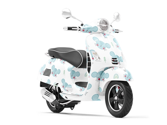 Burrow Calm Rodent Vespa Scooter Wrap Film