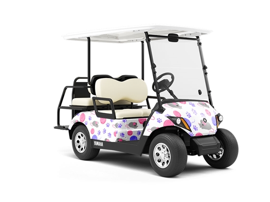 Feline Dangers Rodent Wrapped Golf Cart