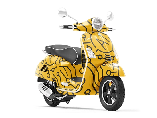 Artificial Intelligence Science Fiction Vespa Scooter Wrap Film