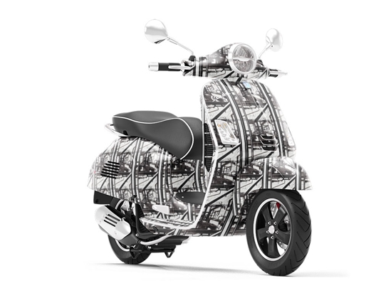 Computer Mindscape Science Fiction Vespa Scooter Wrap Film