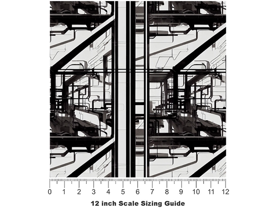 Computer Mindscape Science Fiction Vinyl Film Pattern Size 12 inch Scale