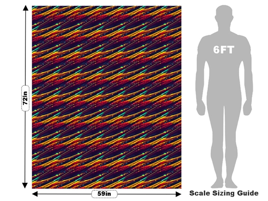 Electric Current Science Fiction Vehicle Wrap Scale