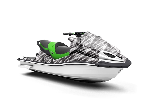 Monochrome Space Science Fiction Jet Ski Vinyl Customized Wrap