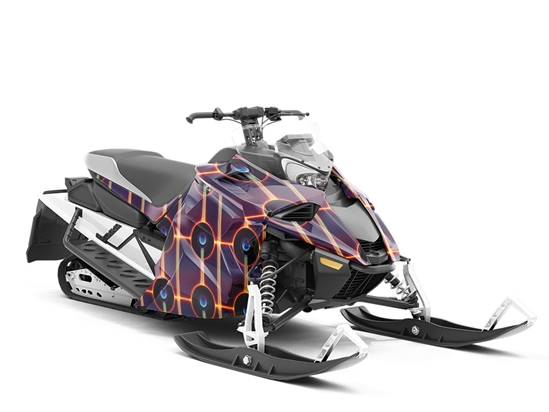 Telescopic Aim Science Fiction Custom Wrapped Snowmobile