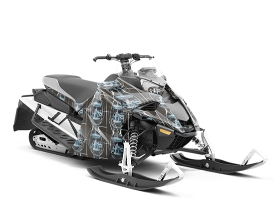 Warped Time Science Fiction Custom Wrapped Snowmobile