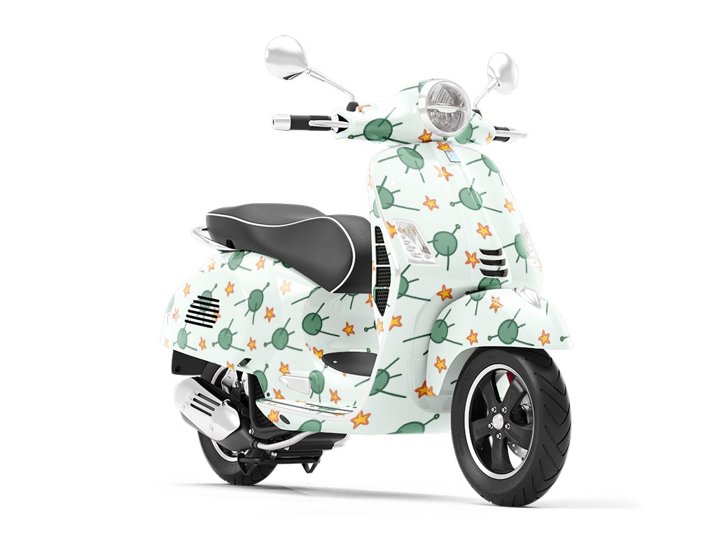 Distant Probe Science Fiction Vespa Scooter Wrap Film