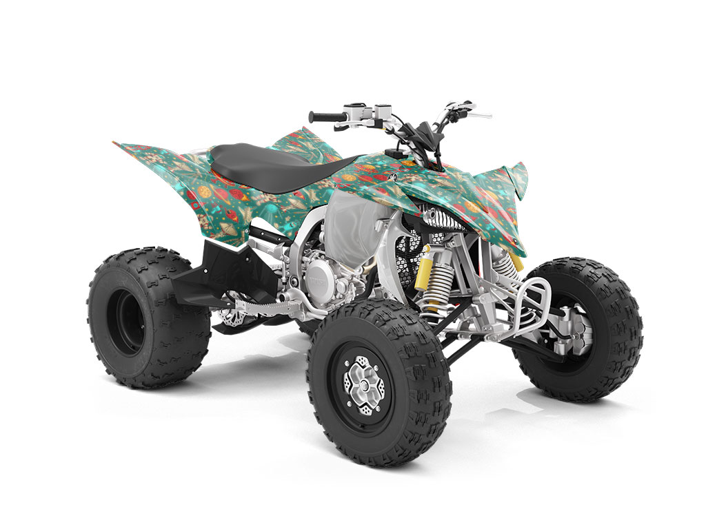 Teal Travelers Science Fiction ATV Wrapping Vinyl