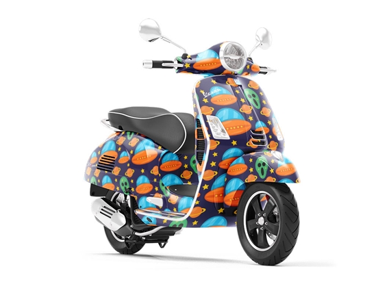 Venus Attacks Science Fiction Vespa Scooter Wrap Film