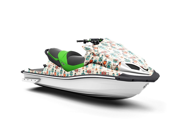 Gentleman Bots Science Fiction Jet Ski Vinyl Customized Wrap