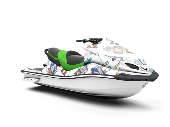 Mean Machine Science Fiction Jet Ski Vinyl Customized Wrap