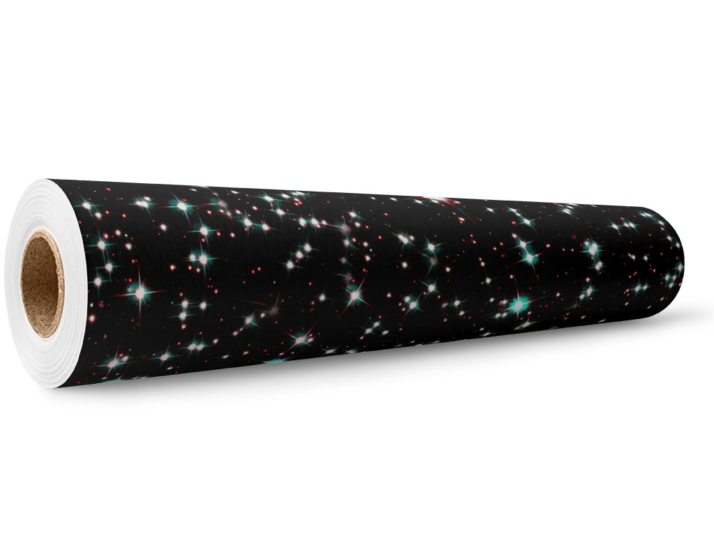 Bright Sparkles Science Fiction Wrap Film Wholesale Roll