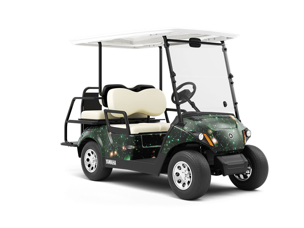 Emerald Seas Science Fiction Wrapped Golf Cart