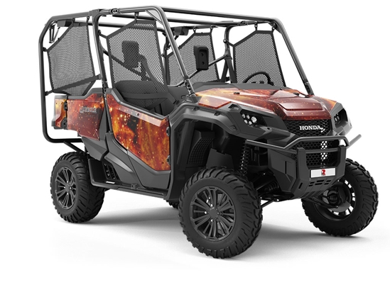 Fire Land Science Fiction Utility Vehicle Vinyl Wrap