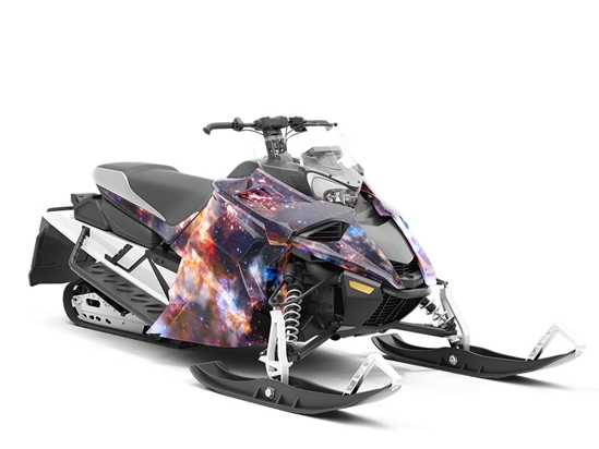 Galaxy Dust Science Fiction Custom Wrapped Snowmobile