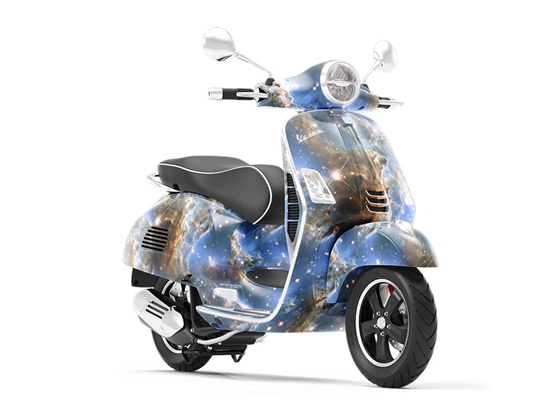 Galaxy Sky Science Fiction Vespa Scooter Wrap Film