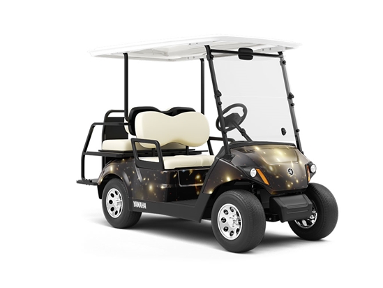 Gold Mine Field Science Fiction Wrapped Golf Cart