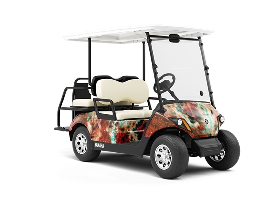 Iris Eye Science Fiction Wrapped Golf Cart