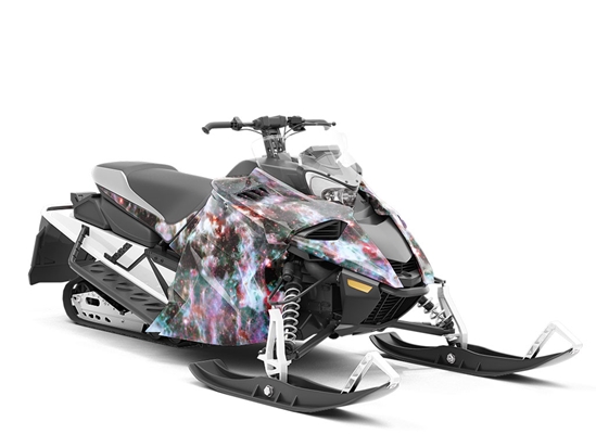 Marbleverse  Science Fiction Custom Wrapped Snowmobile