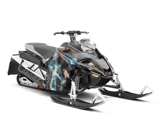 Midnight Blast Science Fiction Custom Wrapped Snowmobile