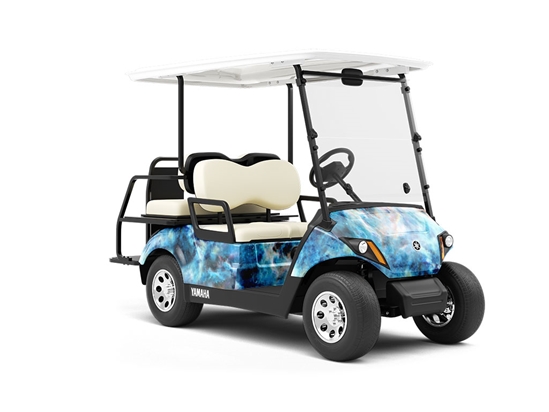 Nebula Sapphire Science Fiction Wrapped Golf Cart