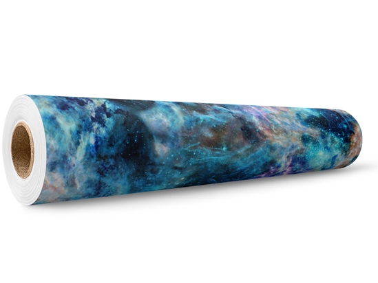 Nebula Sapphire Science Fiction Wrap Film Wholesale Roll
