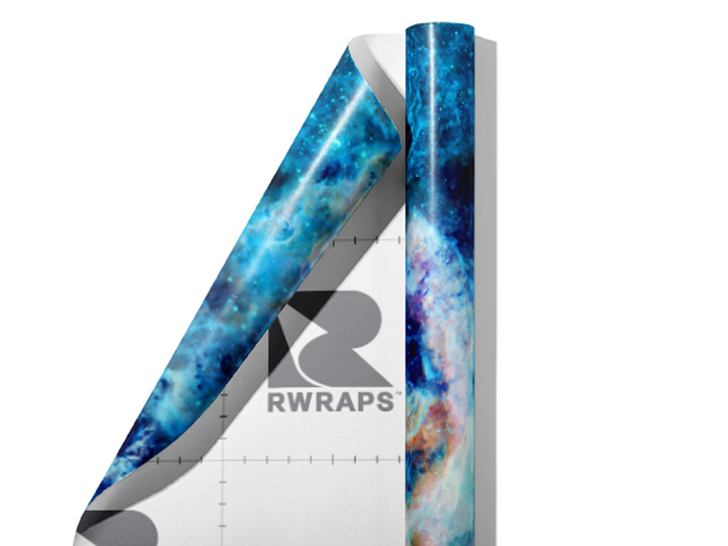 Nebula Sapphire Science Fiction Wrap Film Sheets