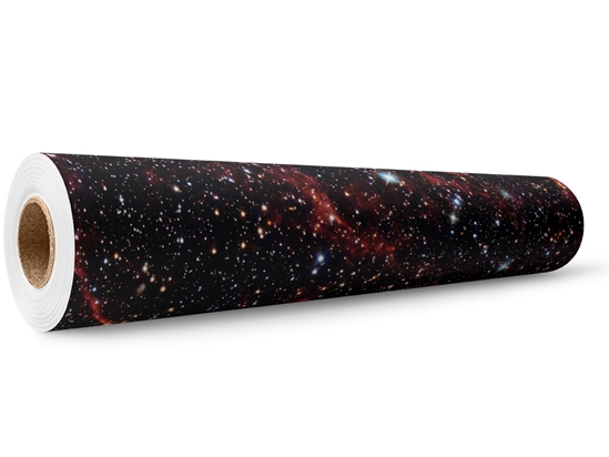 Red Burst Science Fiction Wrap Film Wholesale Roll