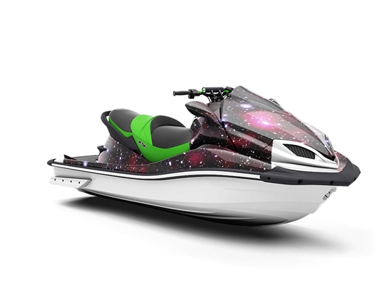 Red Starfield Science Fiction Jet Ski Vinyl Customized Wrap