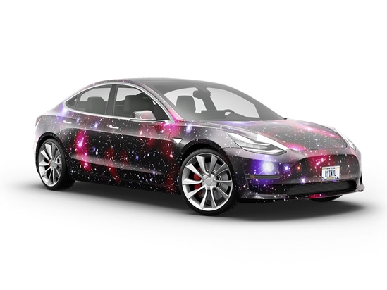 Red Starfield Science Fiction Vehicle Vinyl Wrap