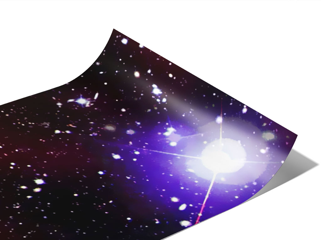 Red Starfield Science Fiction Vinyl Wraps