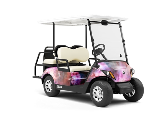 Starry Imagination Science Fiction Wrapped Golf Cart