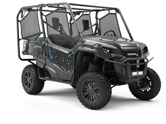 Teal Sea Science Fiction Utility Vehicle Vinyl Wrap