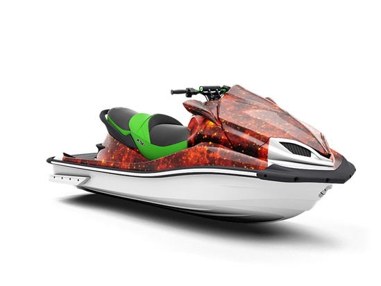 Tiger Eye Science Fiction Jet Ski Vinyl Customized Wrap