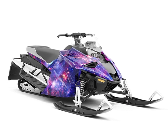 Warp Speed Science Fiction Custom Wrapped Snowmobile