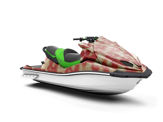 Red Snake Jet Ski Vinyl Customized Wrap