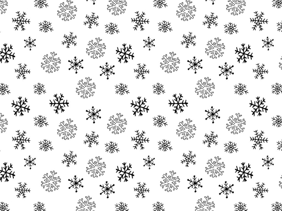 Cold Snap Snow Vinyl Wrap Pattern