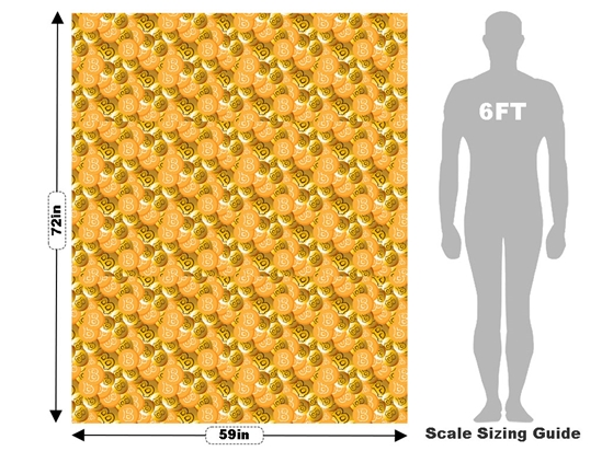 Gold Coins Technology Vehicle Wrap Scale