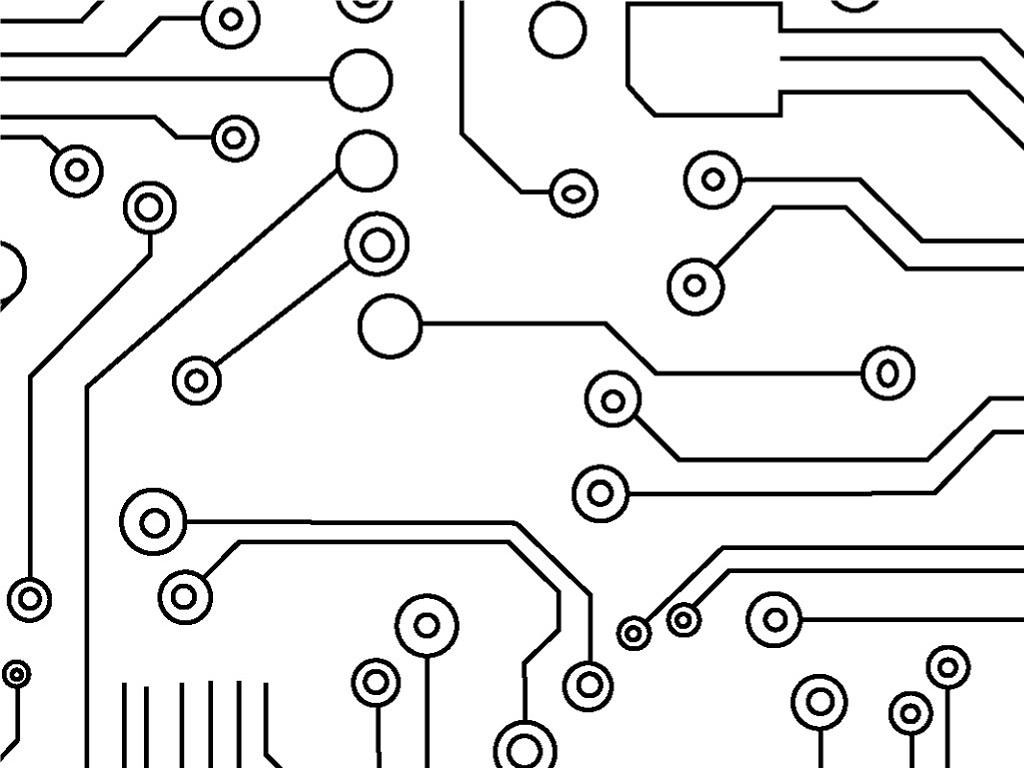 Monochrome Motherboard Technology Vinyl Wrap Pattern