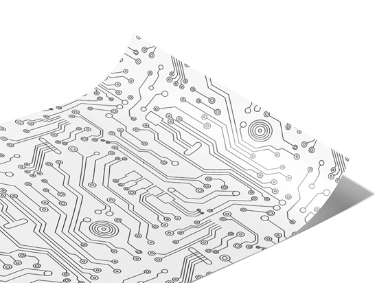 Monochrome Motherboard Technology Vinyl Wraps