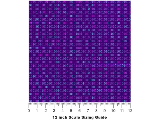 Purple Matrix Technology Vinyl Film Pattern Size 12 inch Scale