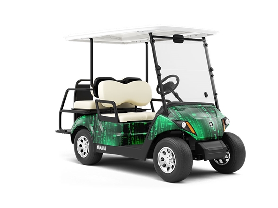 Zoom In Technology Wrapped Golf Cart