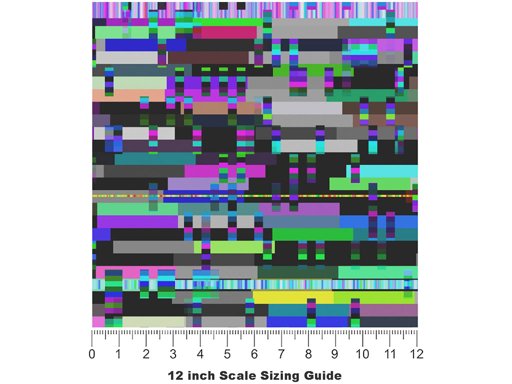 Backup Needed Technology Vinyl Film Pattern Size 12 inch Scale