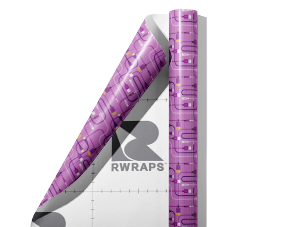 Purple Cords Technology Wrap Film Sheets
