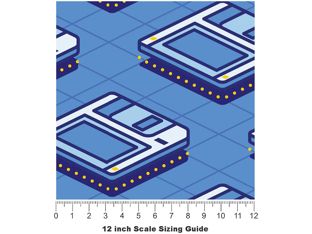 Save As Technology Vinyl Film Pattern Size 12 inch Scale